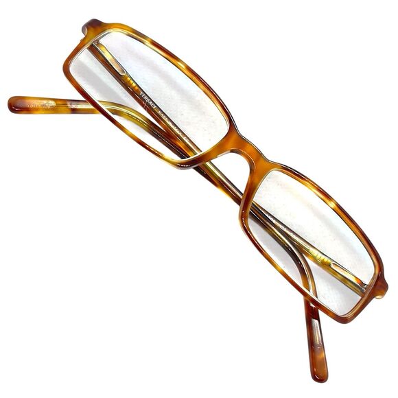 Versace Rectangular Eyeglasses Frames MOD 3009-136 Brown Tortoise 53-17-140 - Picture 6 of 11
